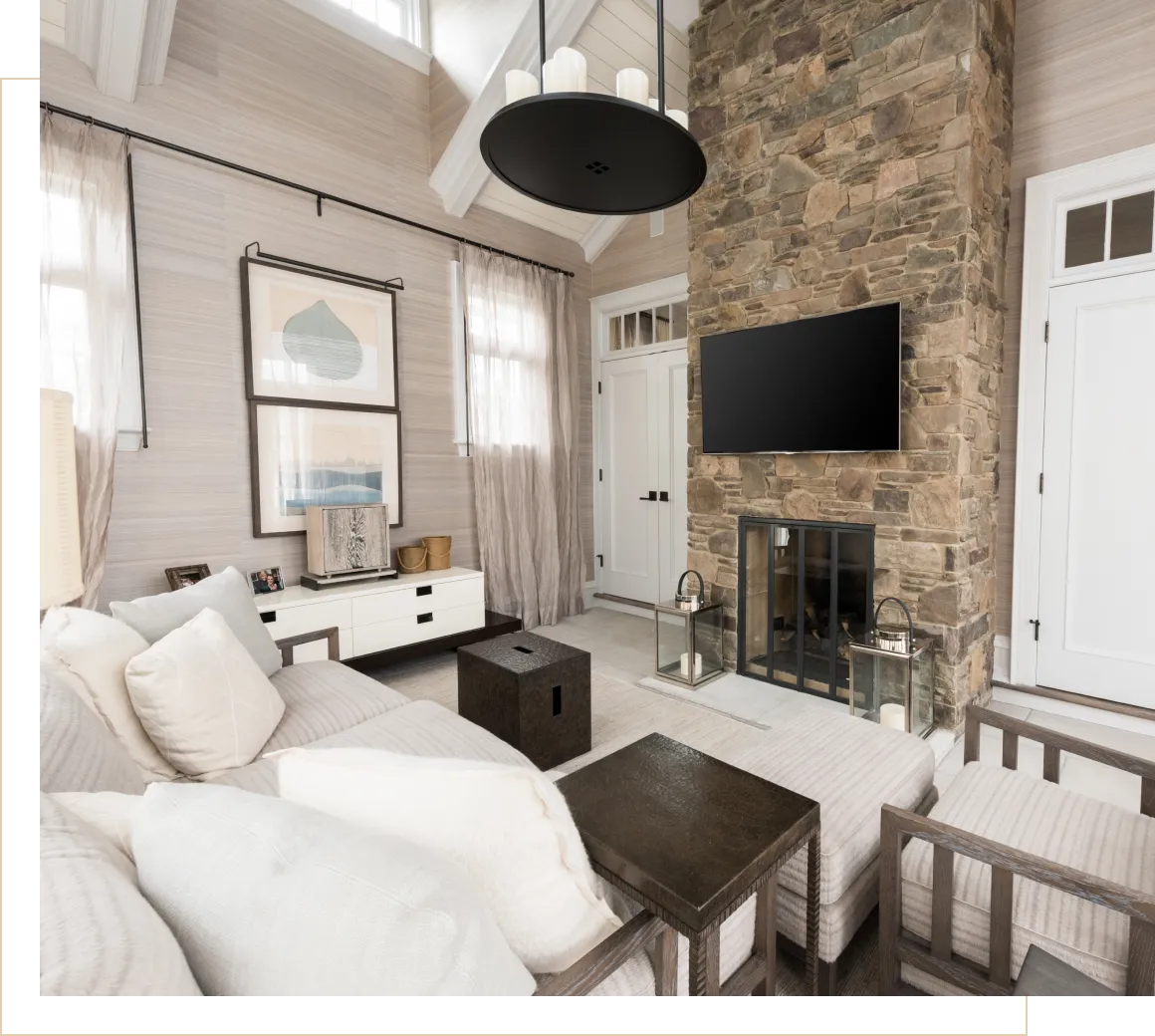 img high end technology that feels built into the home